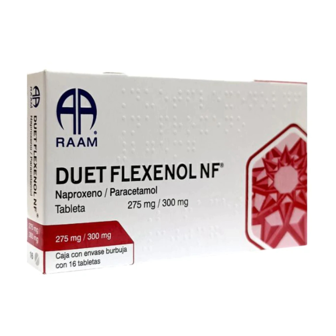 DUET FLEXENOL NF c/16 TABS. 275/300 MG.