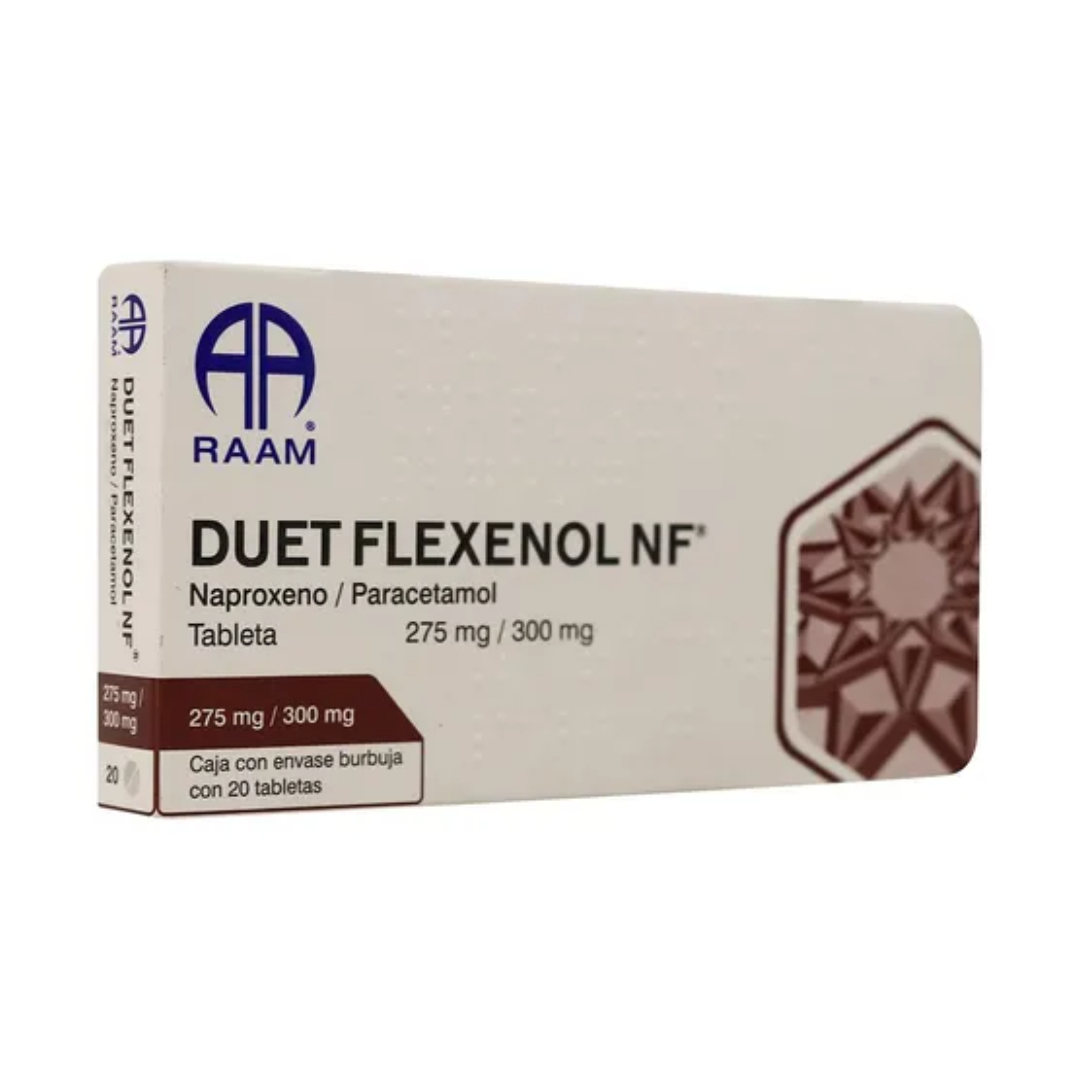 DUET FLEXENOL NF c/20 TABS. 275/300 MG.
