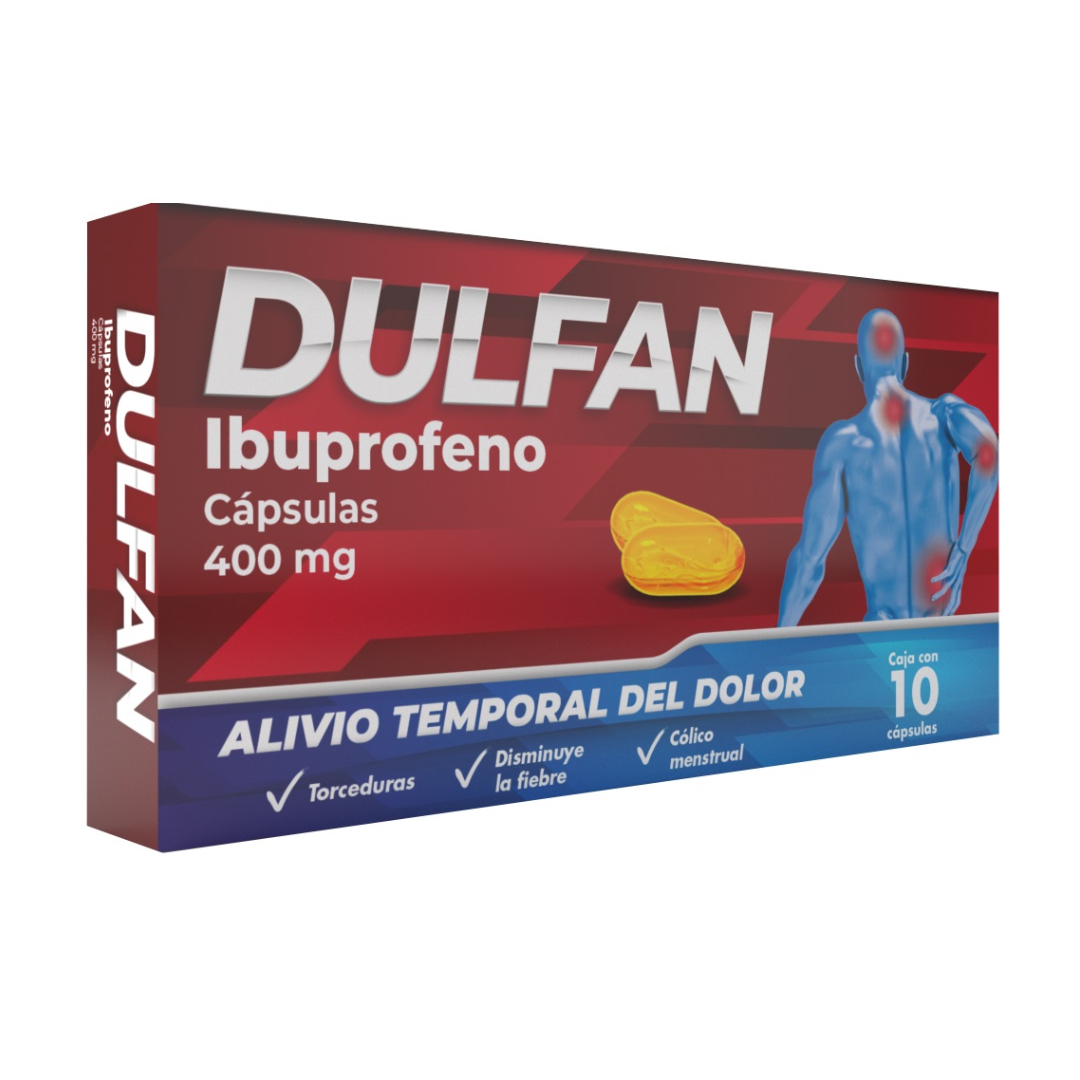 DULFAN c/10 CAPS. 400 MG.