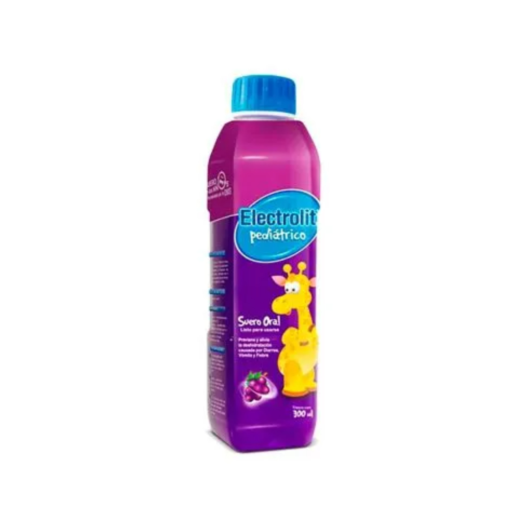 ELECTROLIT PEDIÁTRICO Electrolitos Orales SOL. SAB. UVA 300 ML. 