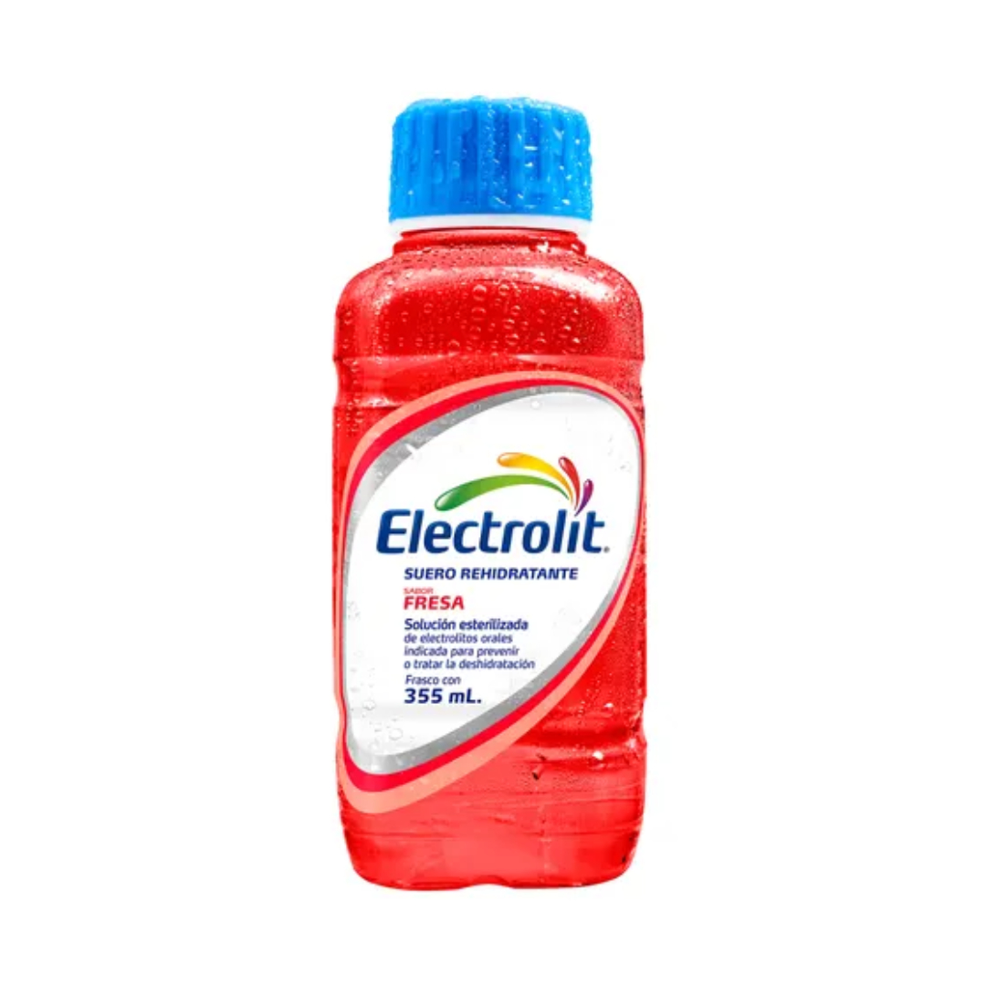 ELECTROLIT Electrolitos Orales SOL. SAB. FRESA  355 ML. 
