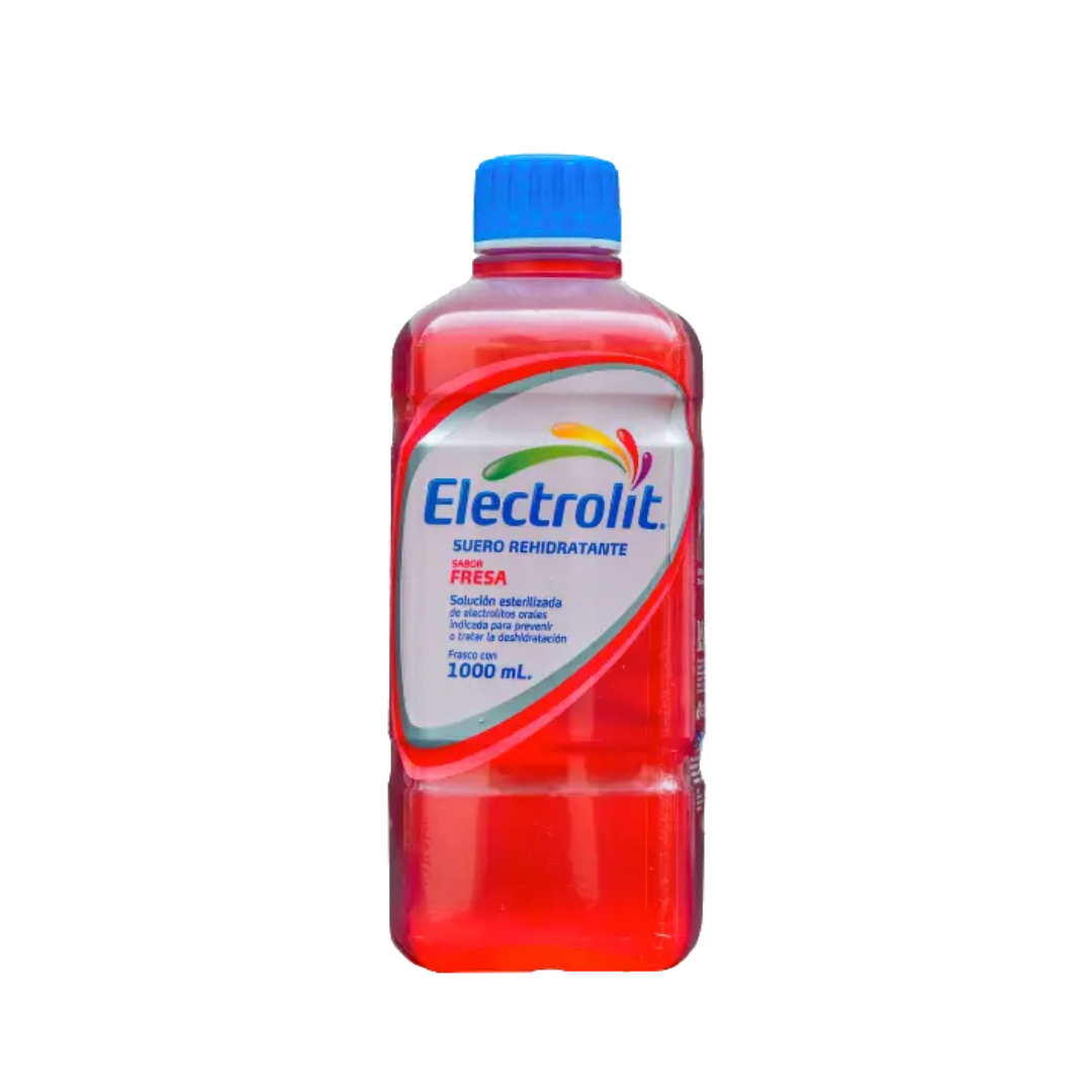 ELECTROLIT Electrolitos Orales SOL. SAB. FRESA 1000 ML.