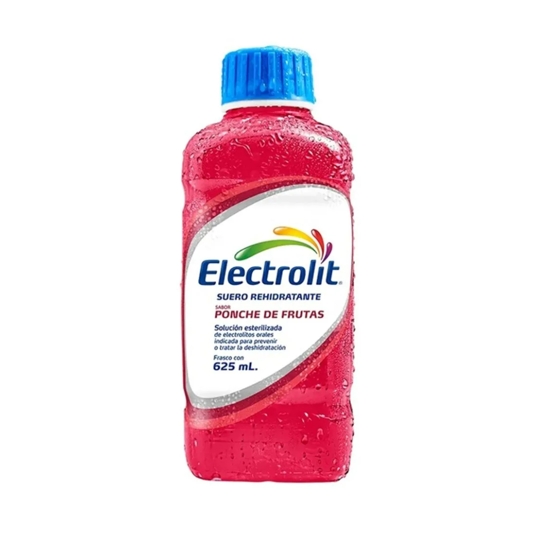 ELECTROLIT Electrolitos Orales SOL. SAB. PONCHE DE FRUTAS  625 ML.