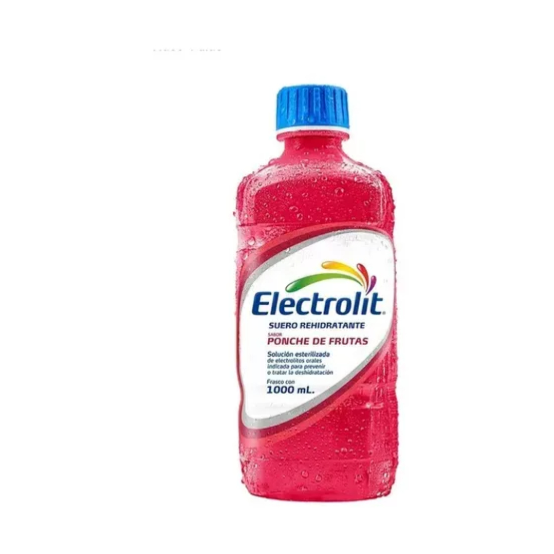 ELECTROLIT Electrolitos Orales SOL. SAB. PONCHE DE FRUTAS 1000 ML.