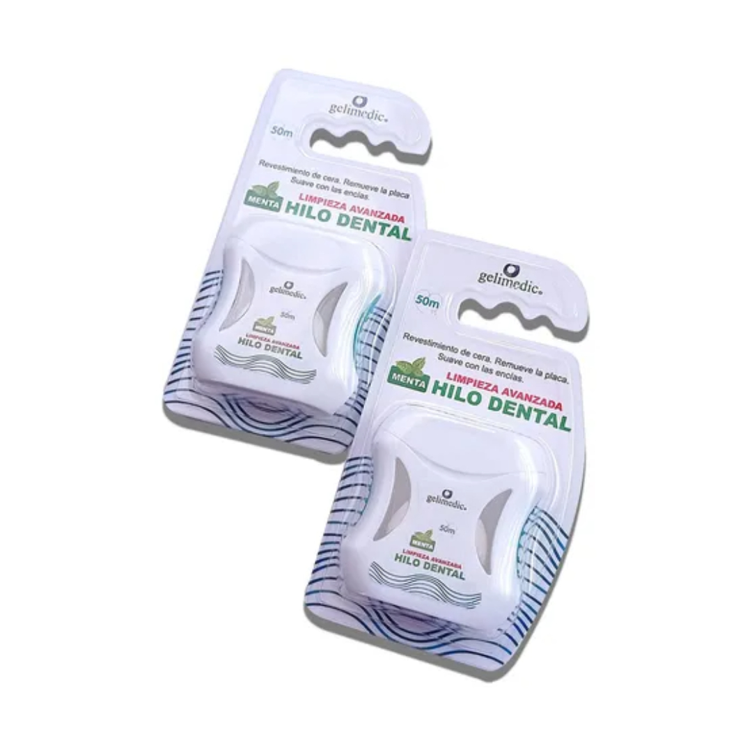 HILO DENTAL (GELIMEDIC) NYLON CERA Y MENTA BLISTER