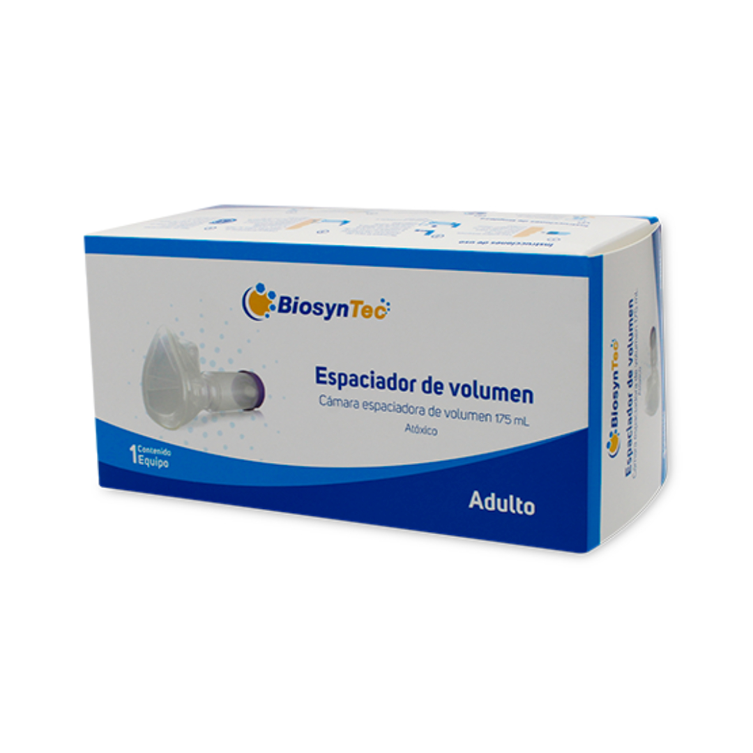 ESPACIADOR DE VOLUMEN (BiosynTec) ADULTO Cap. 175 ML. Cja. c/1 Equipo.