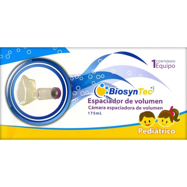 ESPACIADOR DE VOLUMEN (BiosynTec) PEDIÁTRICO Cap. 175 ML. Cja. c/1 Equipo.