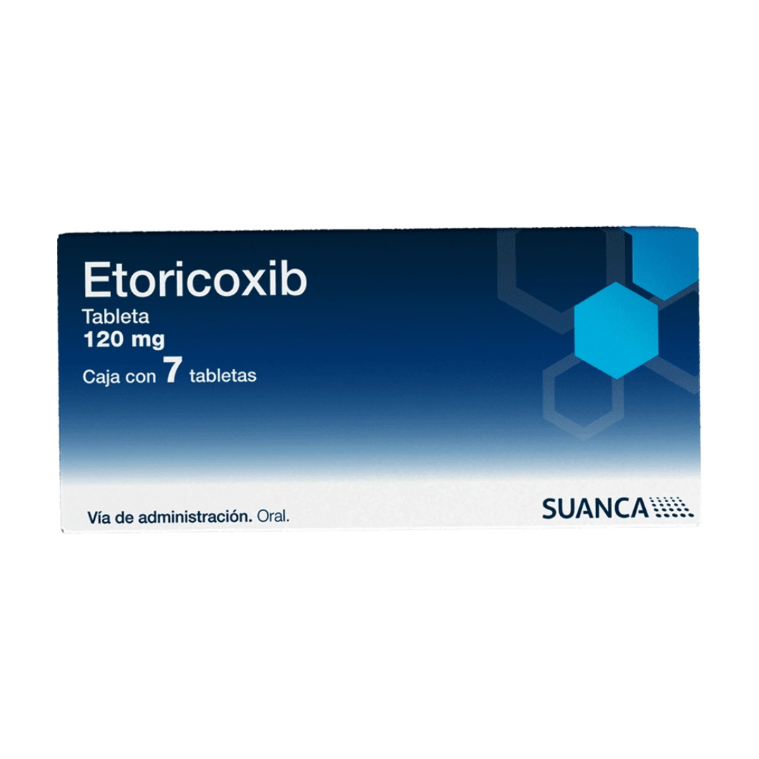 ETORICOXIB (Suanca) c/ 7 TABS. 120 MG.