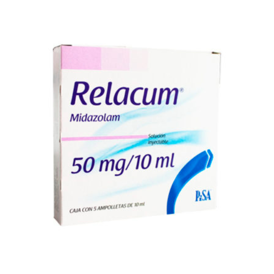 RELACUM 50MG/10ML AMP CAJ C/5