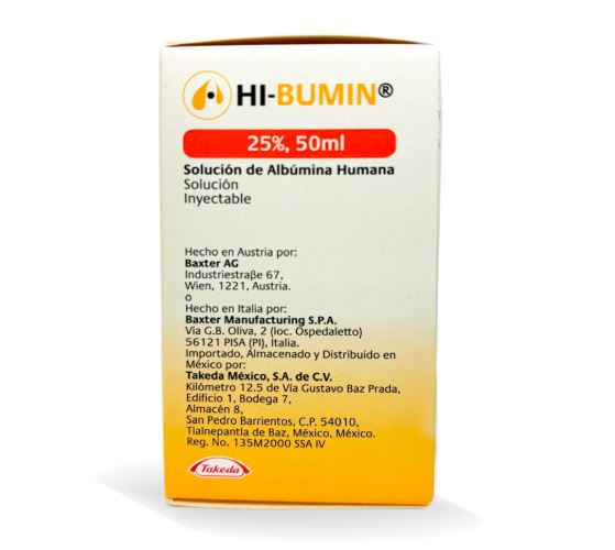 HI-BUMIN 25% 50 ML SOLUC INYEC.