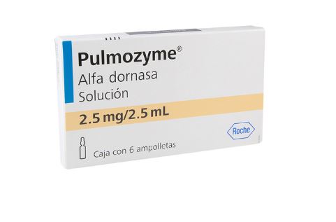 PULMOZYME SOL 2.5MG/2.5 ML C/6 AMP (RED FRÍA)