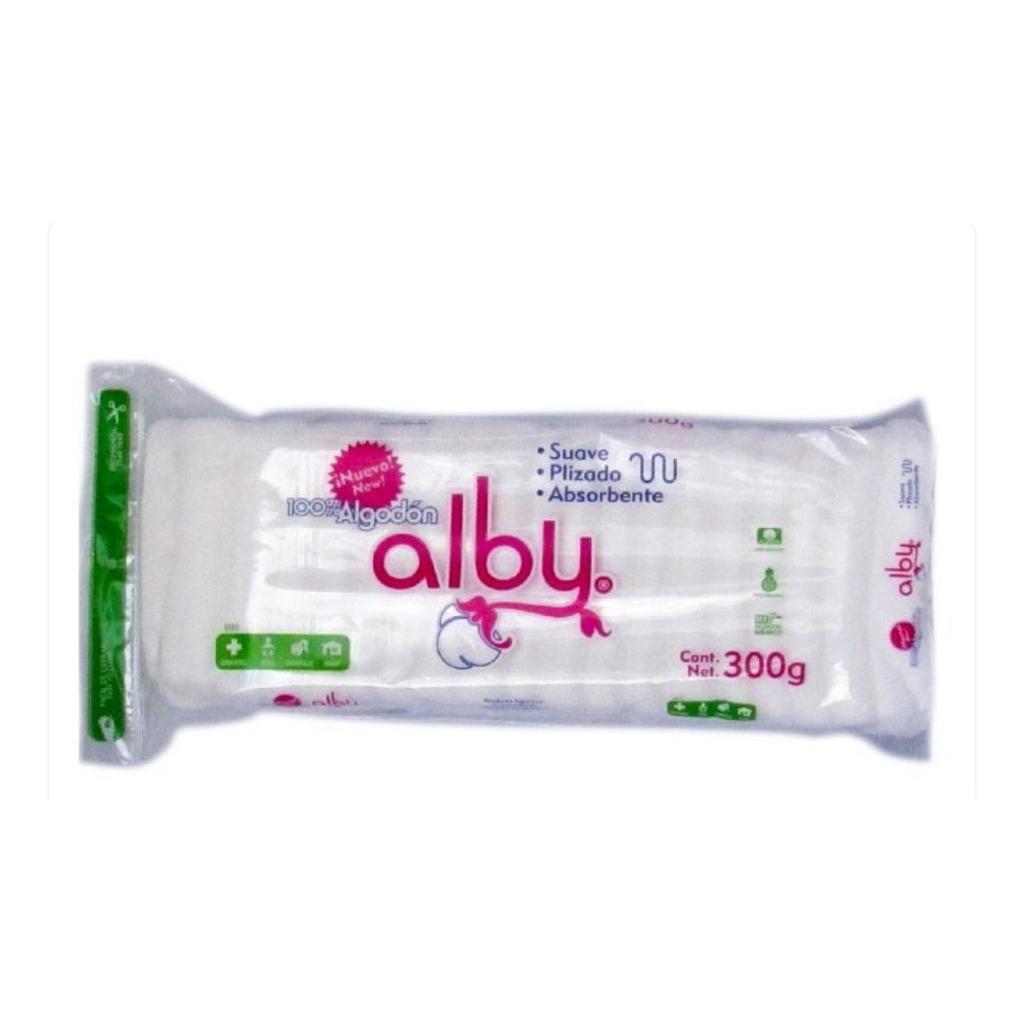 ALGODÓN ABSORBENTE PLISADO (Alby) Bolsa c/300 G.