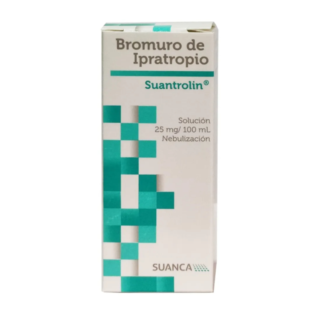 SUANTROLIN SOL. p/Nebulización Fco. 20 ML. 25 MG/100 ML.