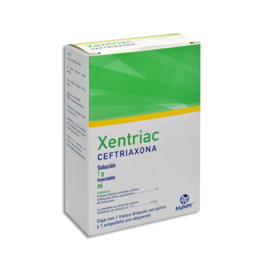 XENTRIAC I.M. Sol. Iny. c/1 FCO. AMP. 1 G/3.5 ML.