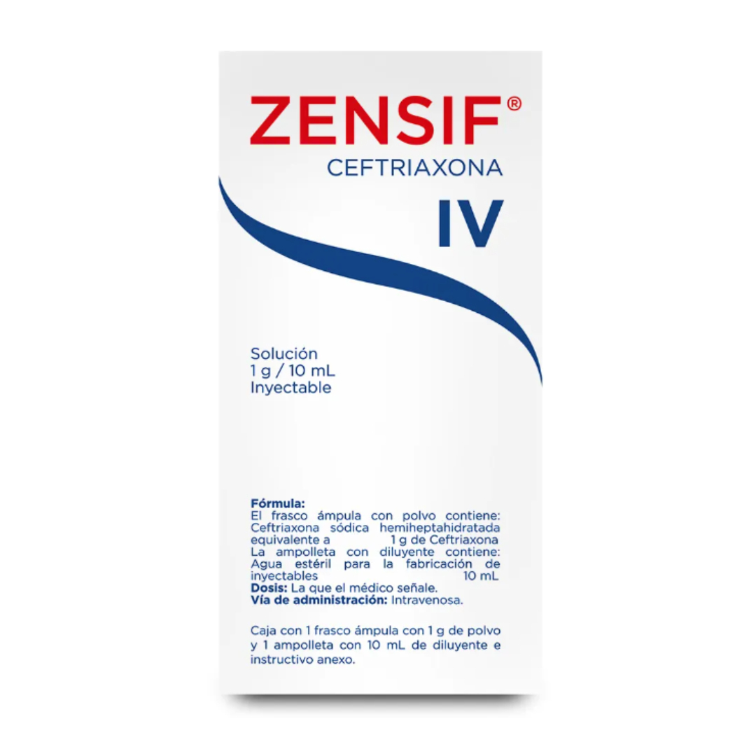 ZENSIF I.V. Sol. Iny. c/1 FCO. AMP. 1 G/10 ML.