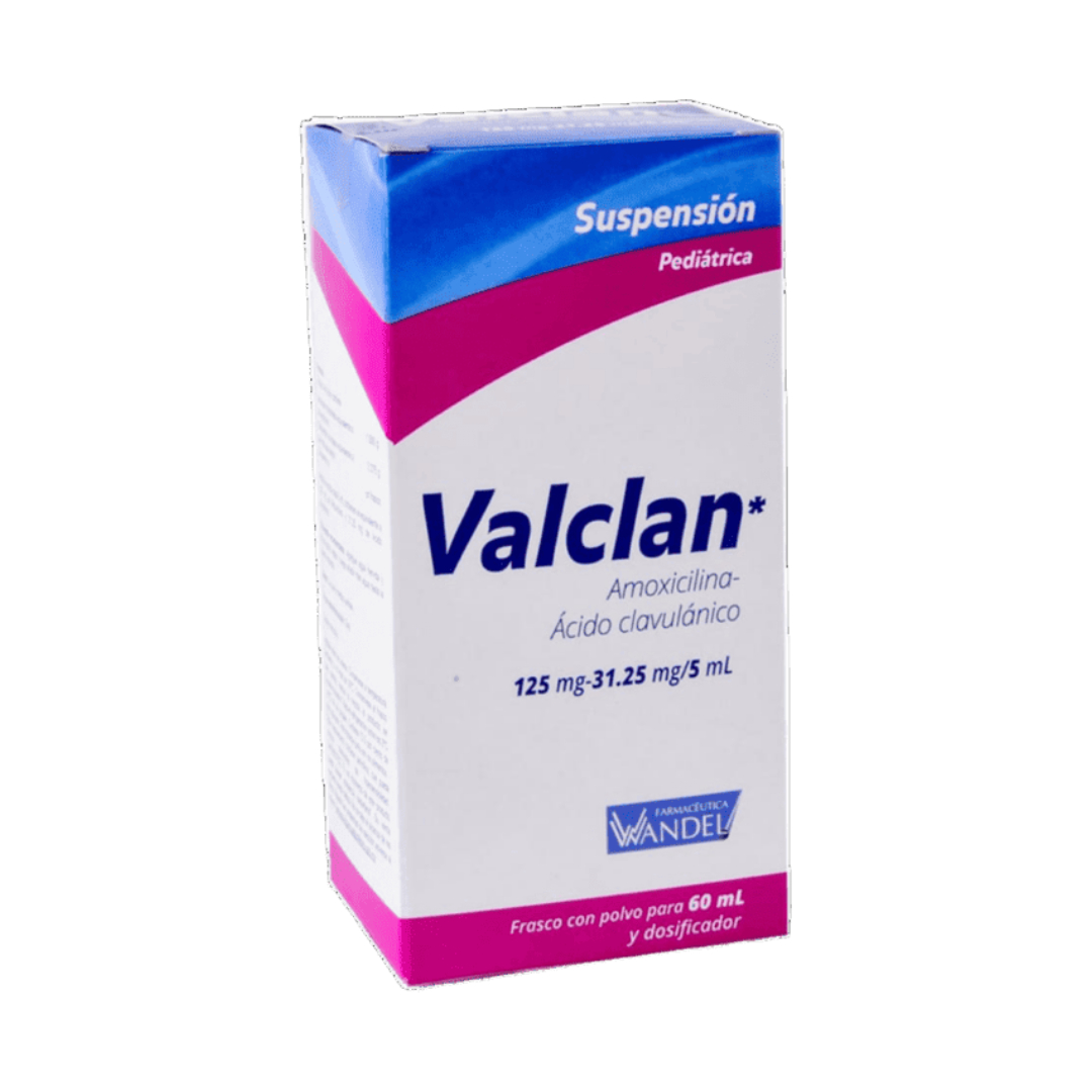 VALCLAN SUSP. PEDIÁTRICO FCO. 60 ML. 125-31.25 MG/