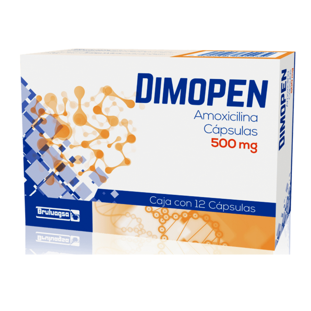 DIMOPEN C/12 CAPS. 500 MG.