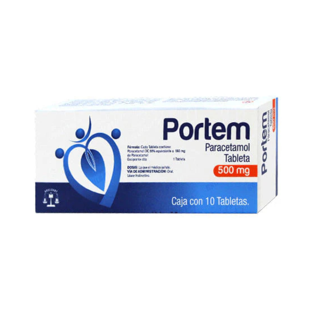 🚚BRULUART Portem Paracetamol 500mg 10 Tabs