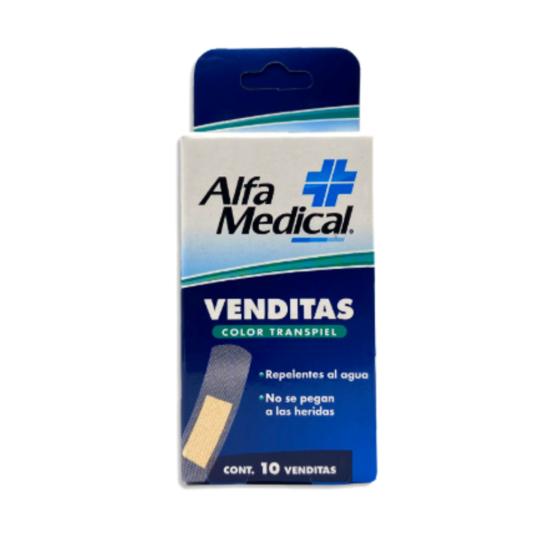 VENDITAS COLOR TRANSPIEL (ALFA MEDICAL) 19X72MM. C