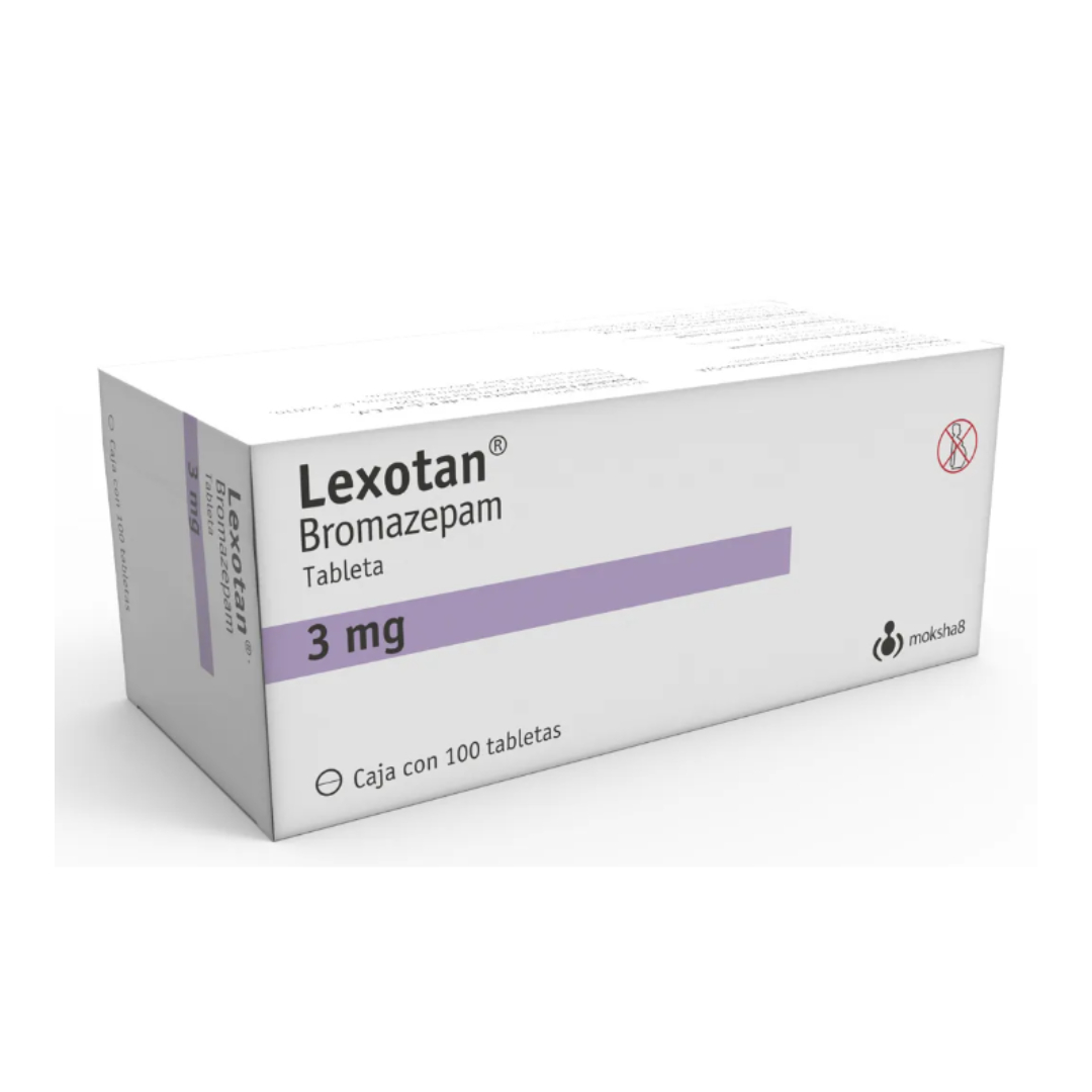 LEXOTAN 3 MG 100 TABLETAS