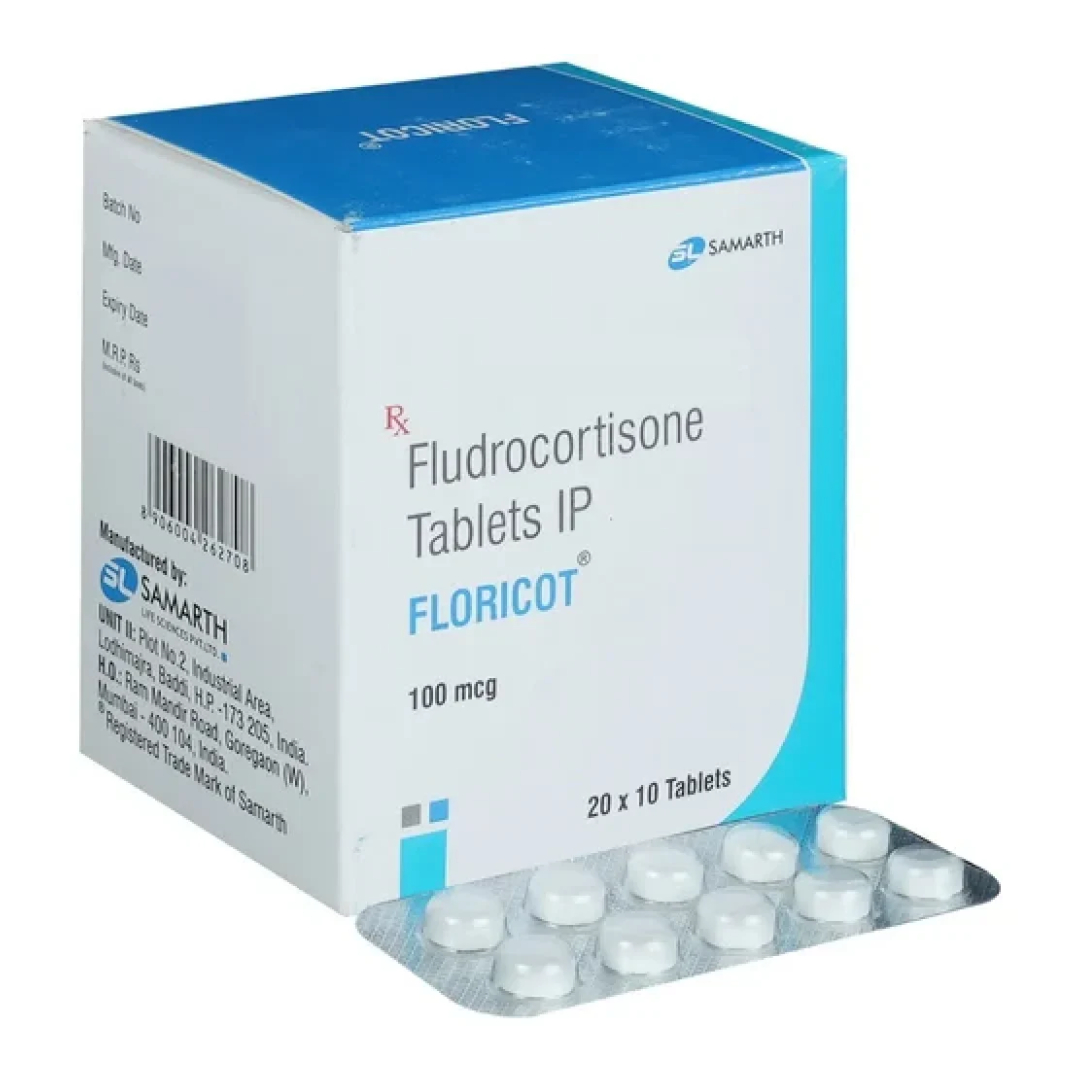 FLUDROCORTISONA 100mcg FLORICOT