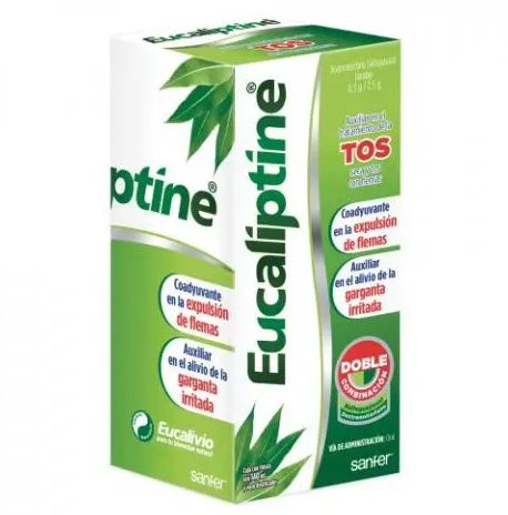 EUCALIPTINE JARABE Fco. 140 ML. 0.3-2.5 G/100 ML.
