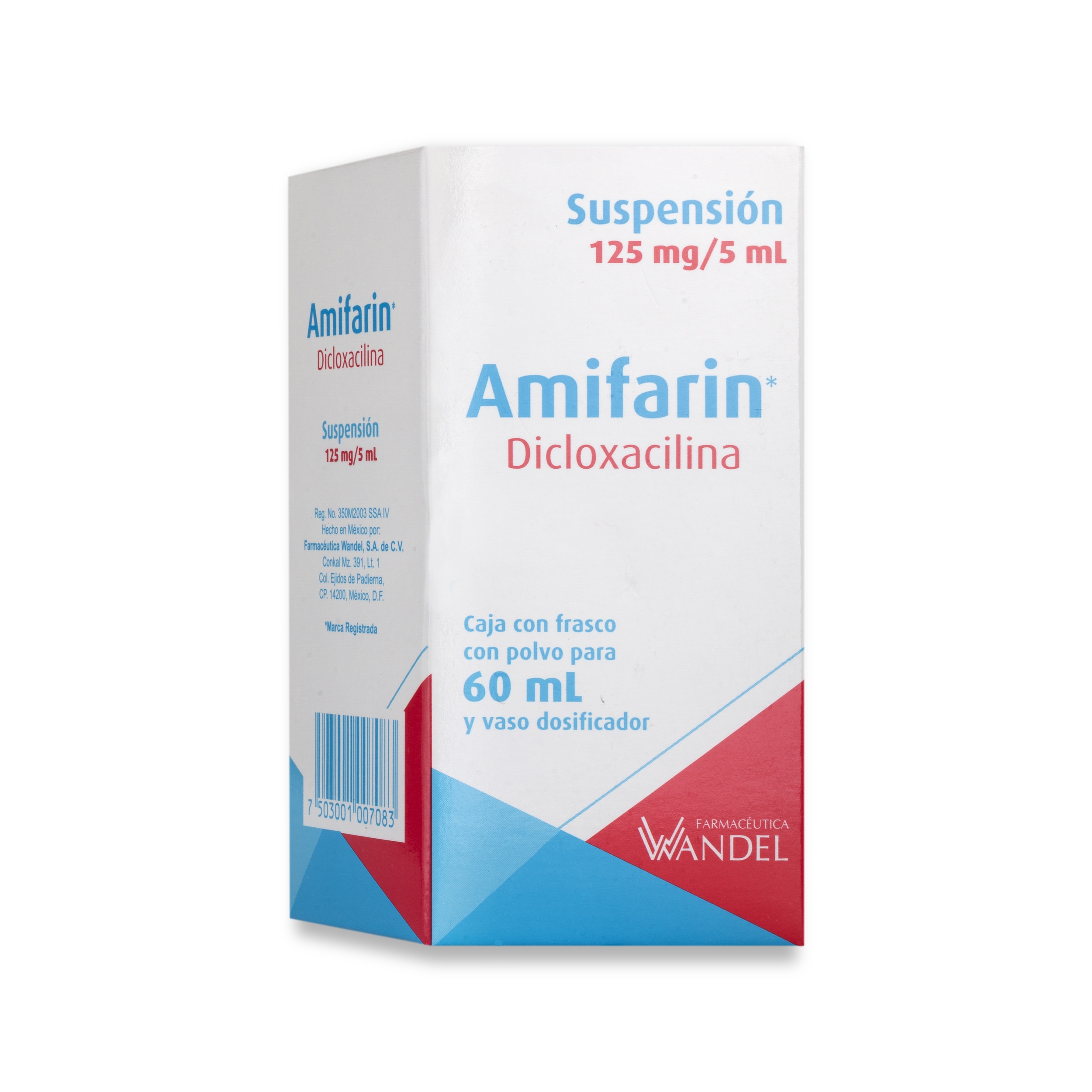 AMIFARIN SUSP. Fco. 60 ML. 125 MG/5 ML.               