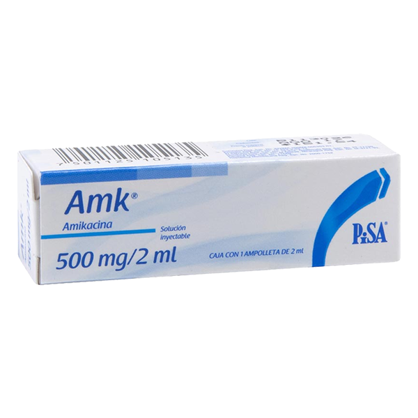 AMK Sol. Iny. c/1 AMPTA. 500 MG/2 ML.