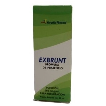 EXBRUNT SOL. p/NEBULIZACIÓN c/1 FCO. AMP. 20 ML. 250 MCG/1 ML.