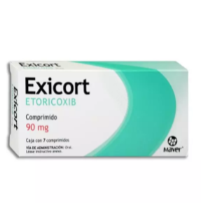 EXICORT c/ 7 COMPS.  90 MG.