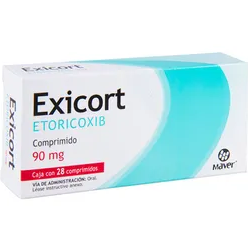 EXICORT c/28 COMPS. 90 MG.