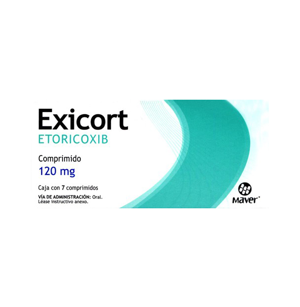 EXICORT c/7 COMPS. 120 MG.