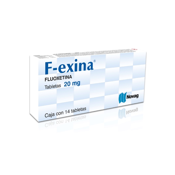 F-EXINA c/14 TABS. 20 MG. fluoxetina