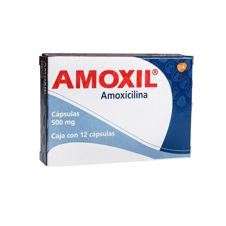 AMOXIL c/12 CAPS. 500 MG.