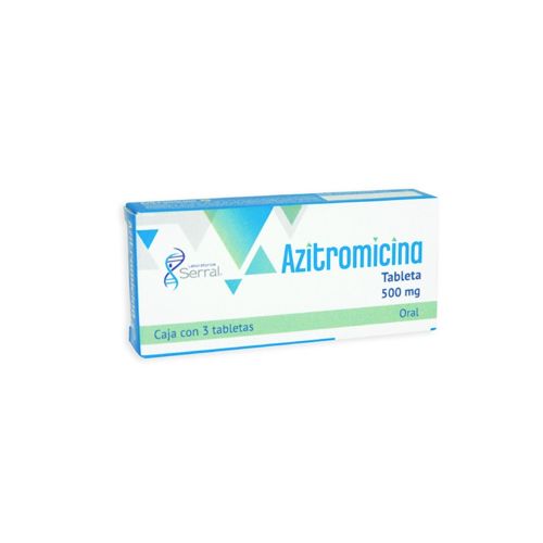 AZITROMICINA (Serral) c/3 TABS. 500 MG.