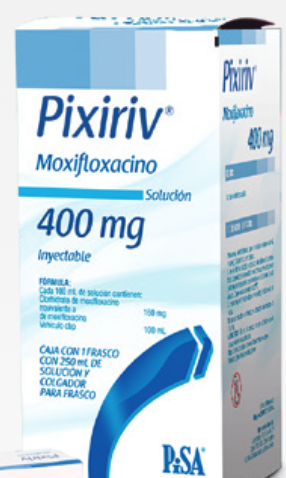 PIXIRIV Sol. Iny. Fco. 250 ML. 400 MG.