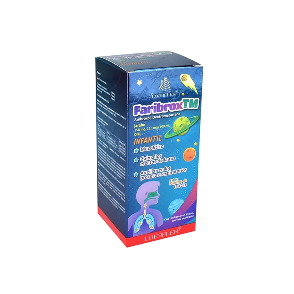 FARIBROX TM JBE. Infantil Fco. 150 ML. 150-113 MG/100 ML.