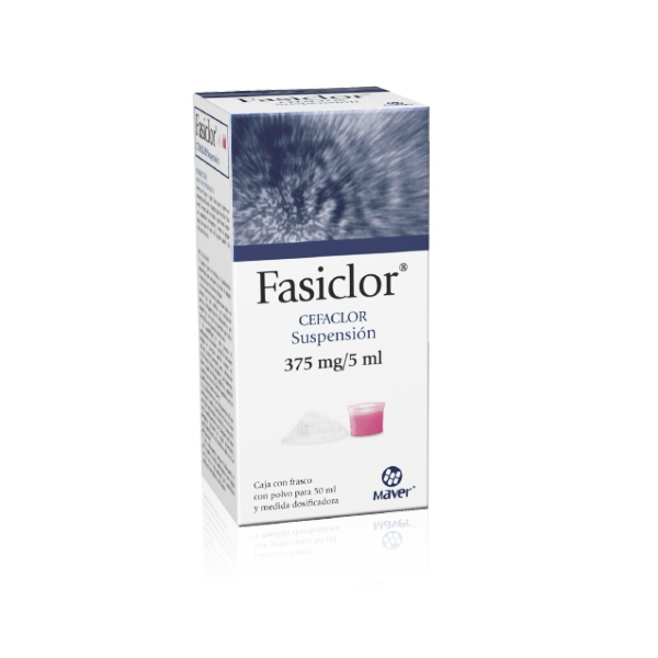 FASICLOR SUSP. Fco. 50 ML. 375 MG/5 ML.