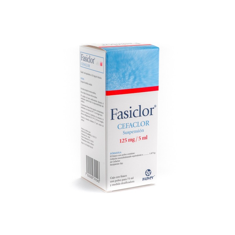 FASICLOR SUSP. Fco. 75 ML. 125 MG/5 ML.