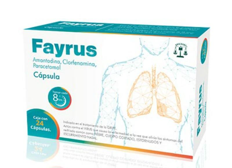 FAYRUS c/24 CAPS. 50/3/300 MG.