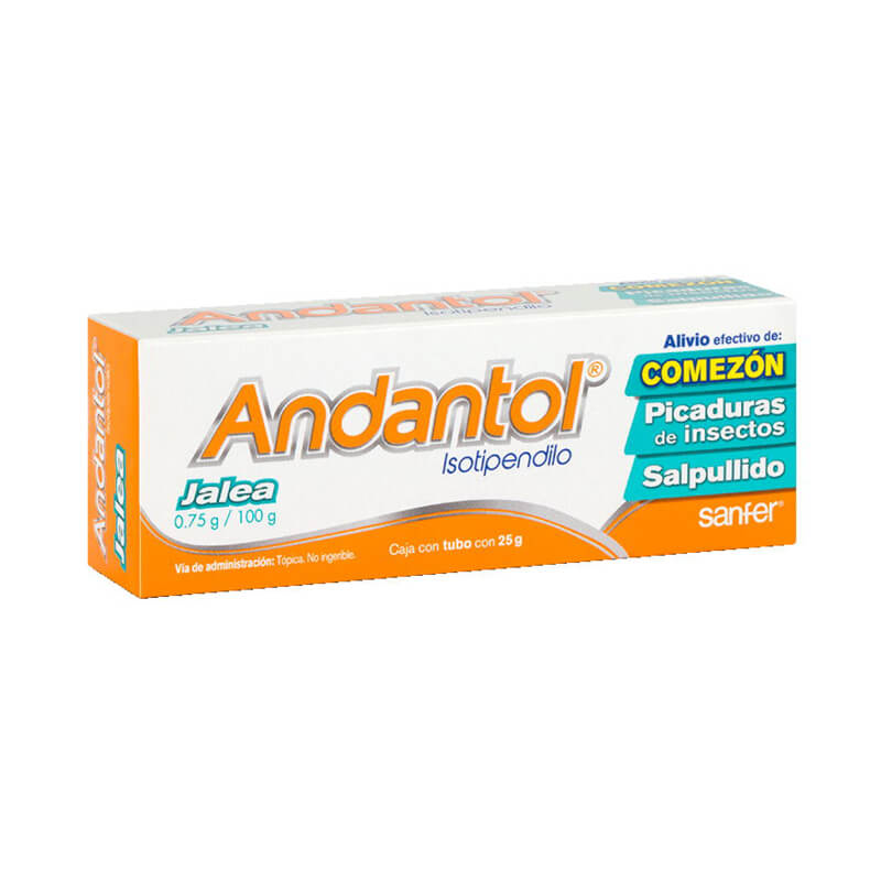 ANDANTOL JALEA TÓPICA Tubo c/25 G. 0.75 G/100 G.