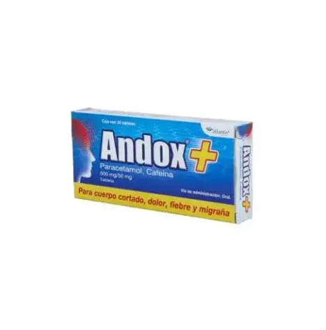 ANDOX+ c/20 TABS. 500/50 MG.