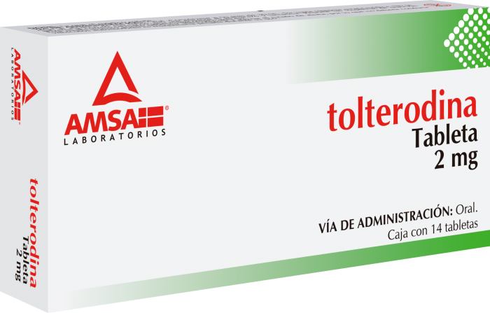 TOLTERODINA (Amsa) c/14 TABS. 2 MG.