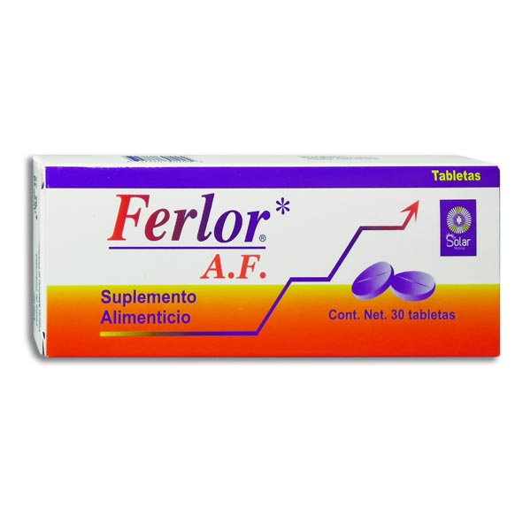FERLOR A.F. c/30 TABS. 600MG.