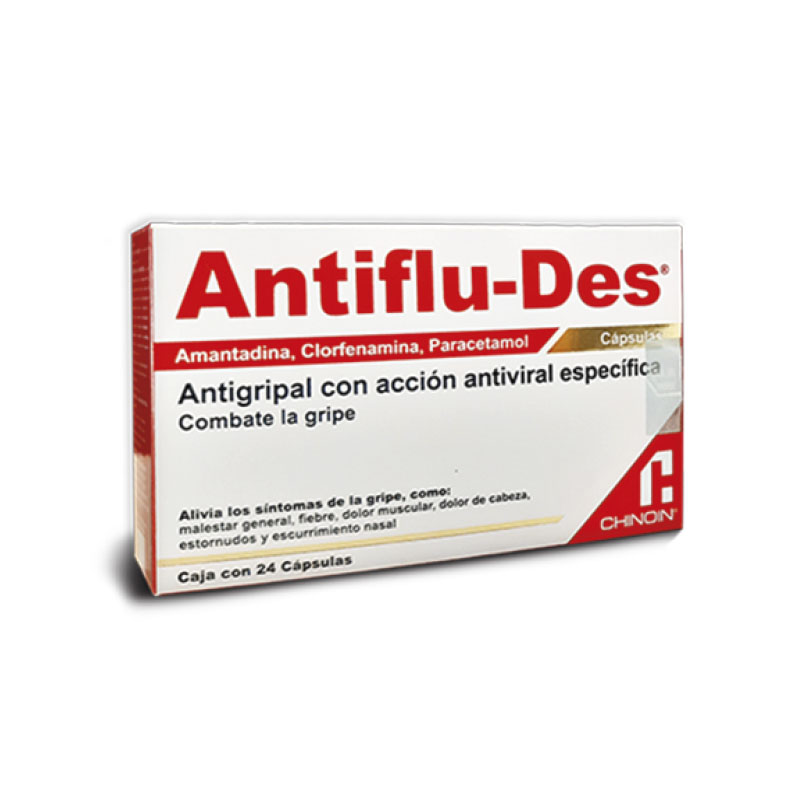 ANTIFLU-DES c/24 CAPS. 50/3/300 MG.