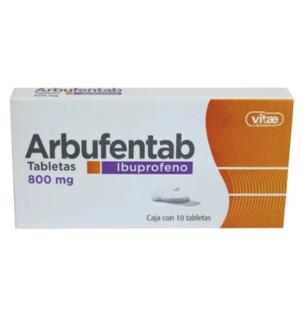 ARBUFENTAB C/10 TABS. 800 MG. (Ibuprofeno)