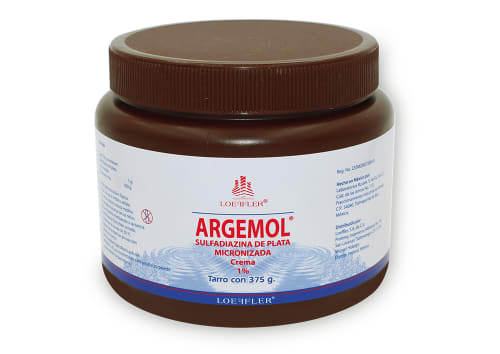 ARGEMOL CREMA 1% Tarro c/375 G.