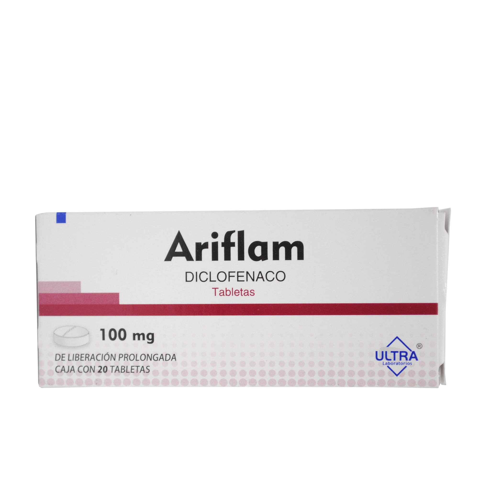 ARIFLAM c/20 TABS. L.P. 100 MG.