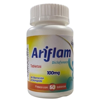 ARIFLAM c/50 TABS. L.P. 100 MG.