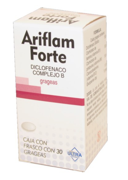 ARIFLAM FORTE C/30 TABS. 50/50/50/1.0 MG